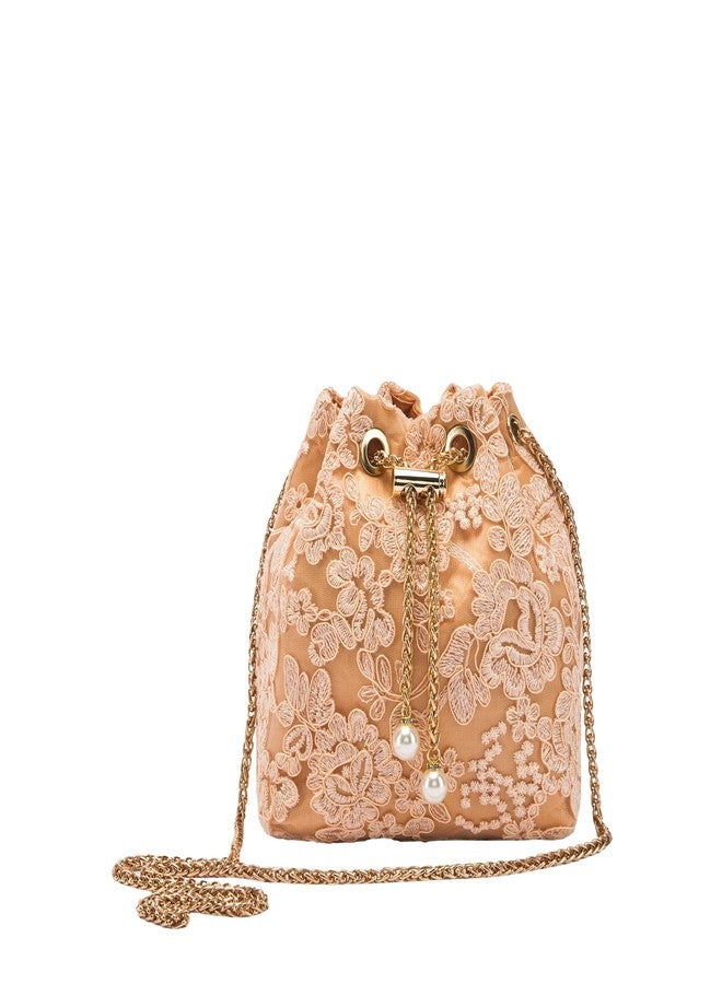 Lino Perros Texas Clara Peach Clutch - Image 1